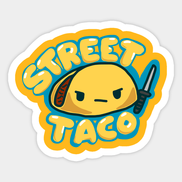 Street Taco Sticker by klimon